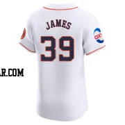 Josh James Men's Houston Astros White Elite Home Patch Jersey