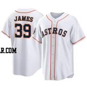 Josh James Men's Houston Astros White Replica 2022 World Series Home Jersey