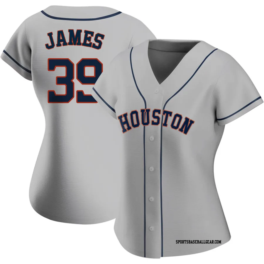 Josh James Women's Houston Astros Gray Authentic Road 2020 Jersey