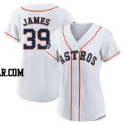 Josh James Women's Houston Astros White Authentic 2022 World Series Champions Home Jersey