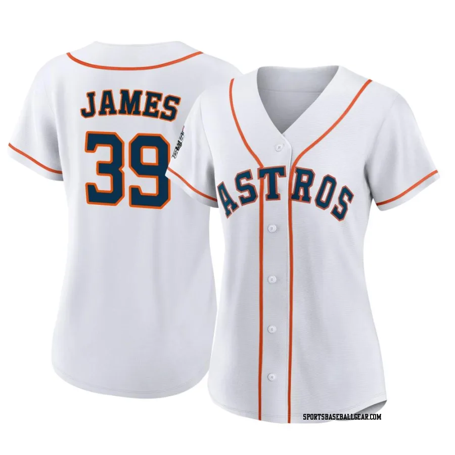 Josh James Women's Houston Astros White Replica 2022 World Series Home Jersey