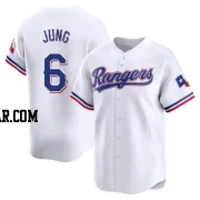 Josh Jung Men's Texas Rangers White Limited Home Jersey