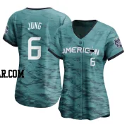 Josh Jung Women's Texas Rangers Teal Limited American League Game 2023 All-Star Jersey