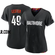 Josh Lester Women's Baltimore Orioles Black Authentic 2023 City Connect Jersey