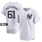 Josh Maciejewski Men's New York Yankees White Limited Yankee Home Jersey