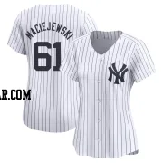 Josh Maciejewski Women's New York Yankees White Limited Yankee Home Jersey