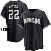 Josh Naylor Men's Arizona Diamondbacks Black/White Replica Jersey