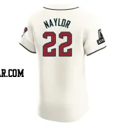 Josh Naylor Men's Arizona Diamondbacks Cream Elite Home Patch Jersey