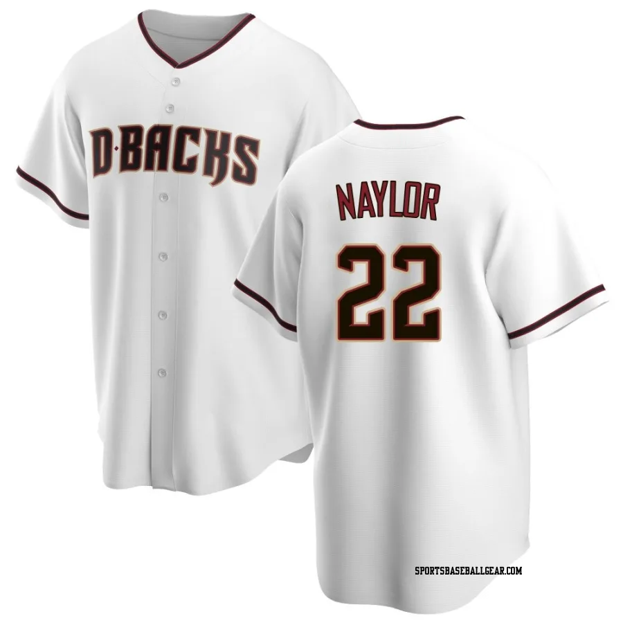 Josh Naylor Men's Arizona Diamondbacks White Replica Home Jersey