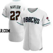 Josh Naylor Men's Arizona Diamondbacks White/Teal Authentic Alternate Jersey