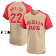 Josh Naylor Men's Cleveland Guardians Cream Elite American League 2024 All-Star Game Jersey