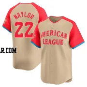 Josh Naylor Men's Cleveland Guardians Cream Limited American League 2024 All-Star Game Jersey