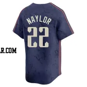 Josh Naylor Men's Cleveland Guardians Navy Limited 2024 City Connect Jersey