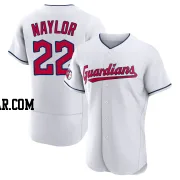 Josh Naylor Men's Cleveland Guardians White Authentic Home Jersey