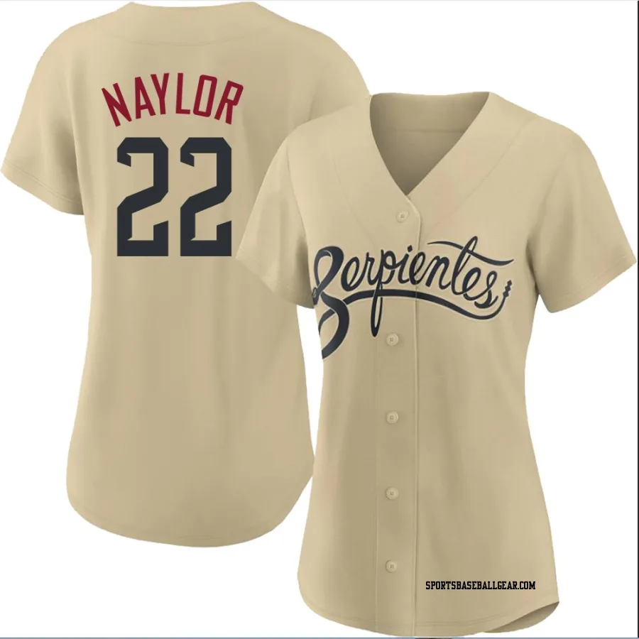 Josh Naylor Women's Arizona Diamondbacks Gold Authentic 2021 City Connect Cool Base Jersey