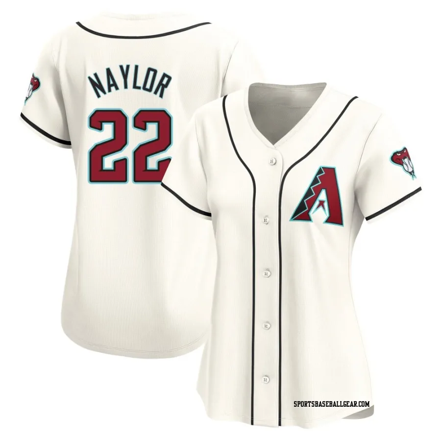 Josh Naylor Women's Arizona Diamondbacks White Limited Home Jersey