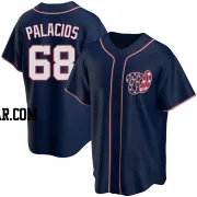 Josh Palacios Men's Washington Nationals Navy Replica Alternate Team Jersey