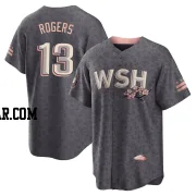 Josh Rogers Men's Washington Nationals Gray Replica 2022 City Connect Jersey