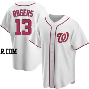 Josh Rogers Youth Washington Nationals White Replica Home Jersey