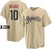 Josh Rojas Men's Arizona Diamondbacks Gold Replica 2021 City Connect Cool Base Jersey