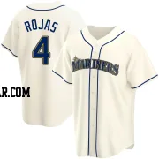 Josh Rojas Men's Seattle Mariners Cream Replica Alternate Jersey