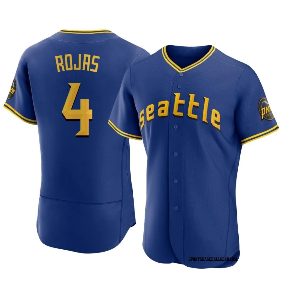 Josh Rojas Men's Seattle Mariners Royal Authentic 2023 City Connect Jersey