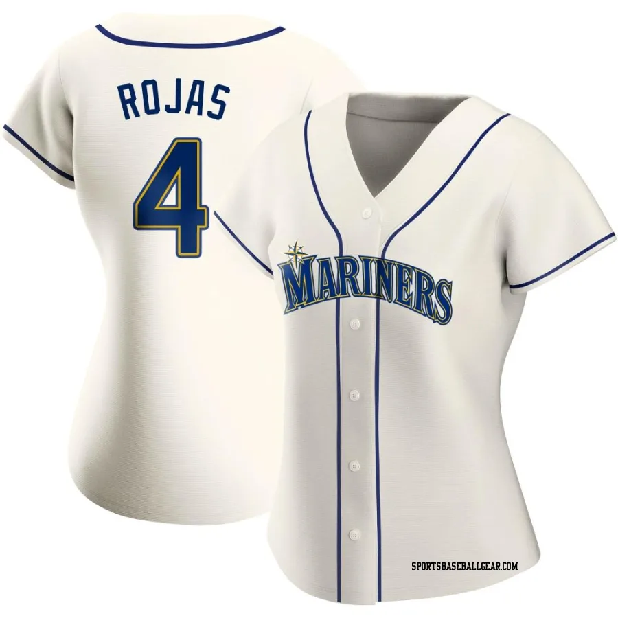 Josh Rojas Women's Seattle Mariners Cream Authentic Alternate Jersey