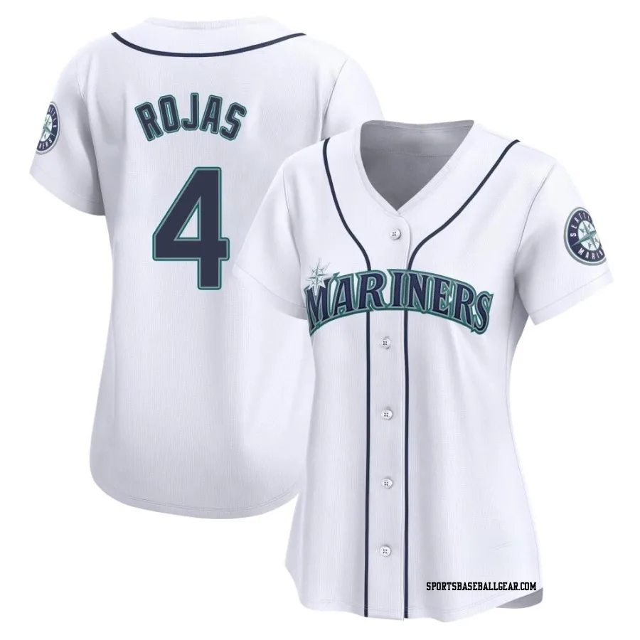 Josh Rojas Women's Seattle Mariners White Limited Home Jersey