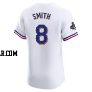 Josh Smith Men's Texas Rangers Gold Elite White 2024 Collection Jersey