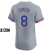 Josh Smith Men's Texas Rangers Gray Elite Road Jersey