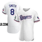 Josh Smith Men's Texas Rangers White Authentic Home Jersey