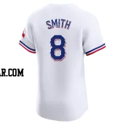 Josh Smith Men's Texas Rangers White Elite Home Jersey