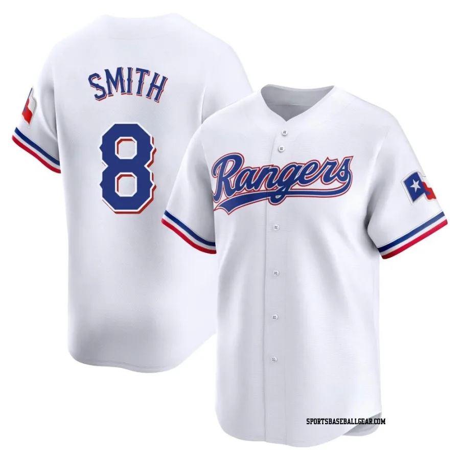 Josh Smith Men's Texas Rangers White Limited Home Jersey