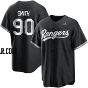 Josh Smith Men's Texas Rangers White Replica Black 2023 World Series Jersey