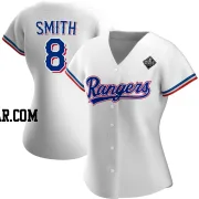 Josh Smith Women's Texas Rangers White Authentic Home 2023 World Series Jersey