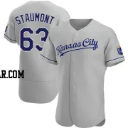 Josh Staumont Men's Kansas City Royals Gray Authentic Road Jersey