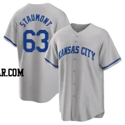 Josh Staumont Men's Kansas City Royals Gray Replica 2022 Road Jersey