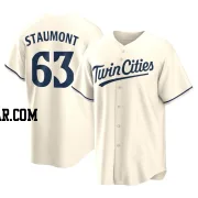 Josh Staumont Men's Minnesota Twins Cream Replica Alternate Jersey