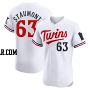 Josh Staumont Men's Minnesota Twins White Elite Home Jersey