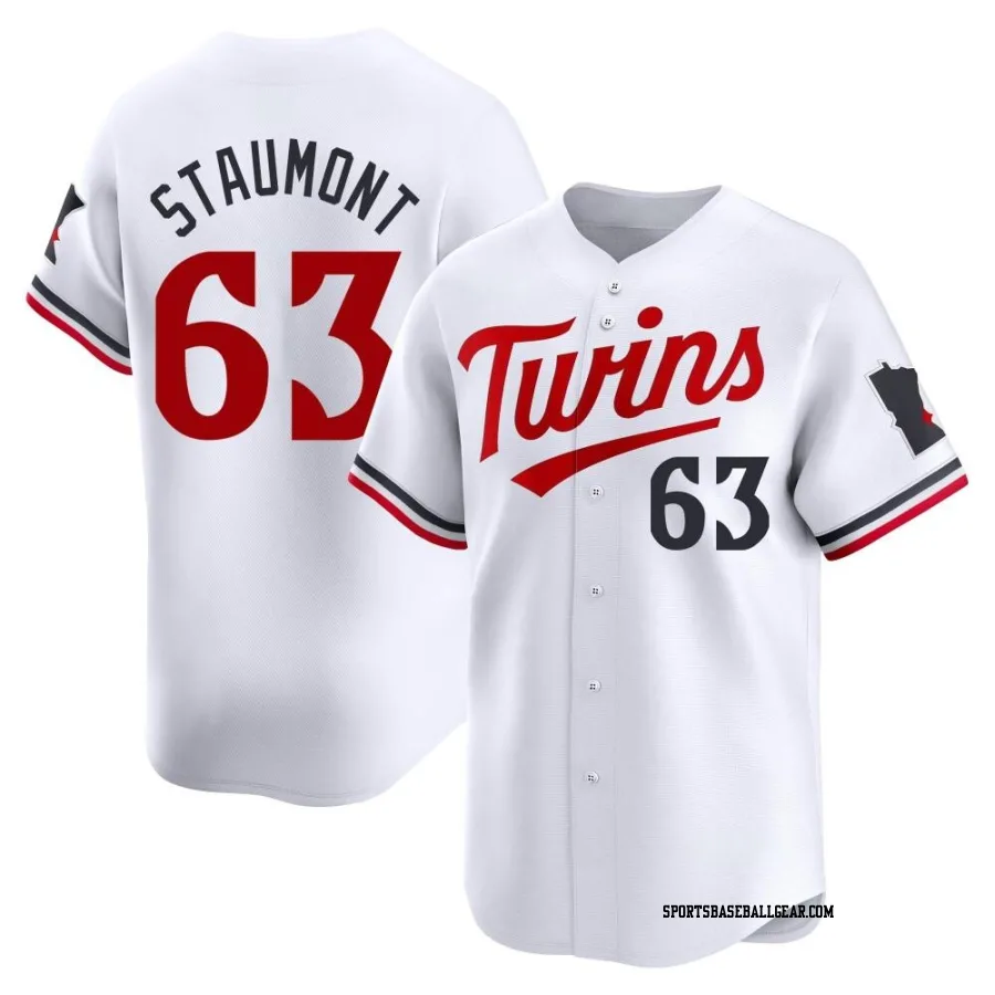 Josh Staumont Men's Minnesota Twins White Limited Home Jersey