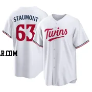 Josh Staumont Men's Minnesota Twins White Replica Home Jersey