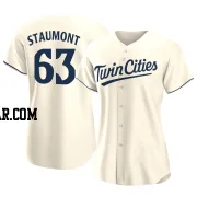 Josh Staumont Women's Minnesota Twins Cream Authentic Alternate Jersey