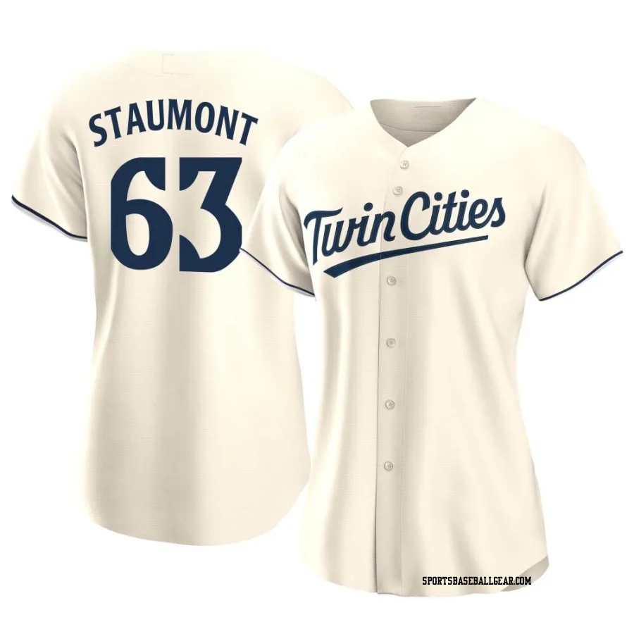 Josh Staumont Women's Minnesota Twins Cream Authentic Alternate Jersey