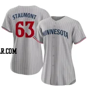 Josh Staumont Women's Minnesota Twins Gray Authentic Road Jersey