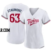 Josh Staumont Women's Minnesota Twins White Authentic Home Jersey