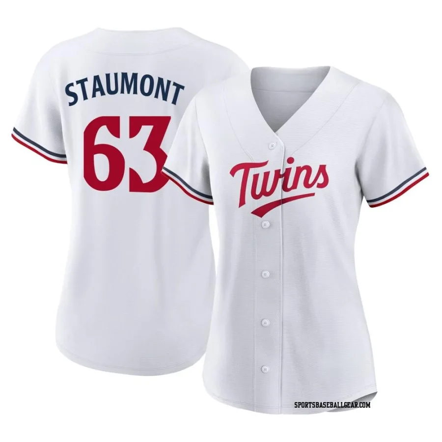 Josh Staumont Women's Minnesota Twins White Replica Home Jersey