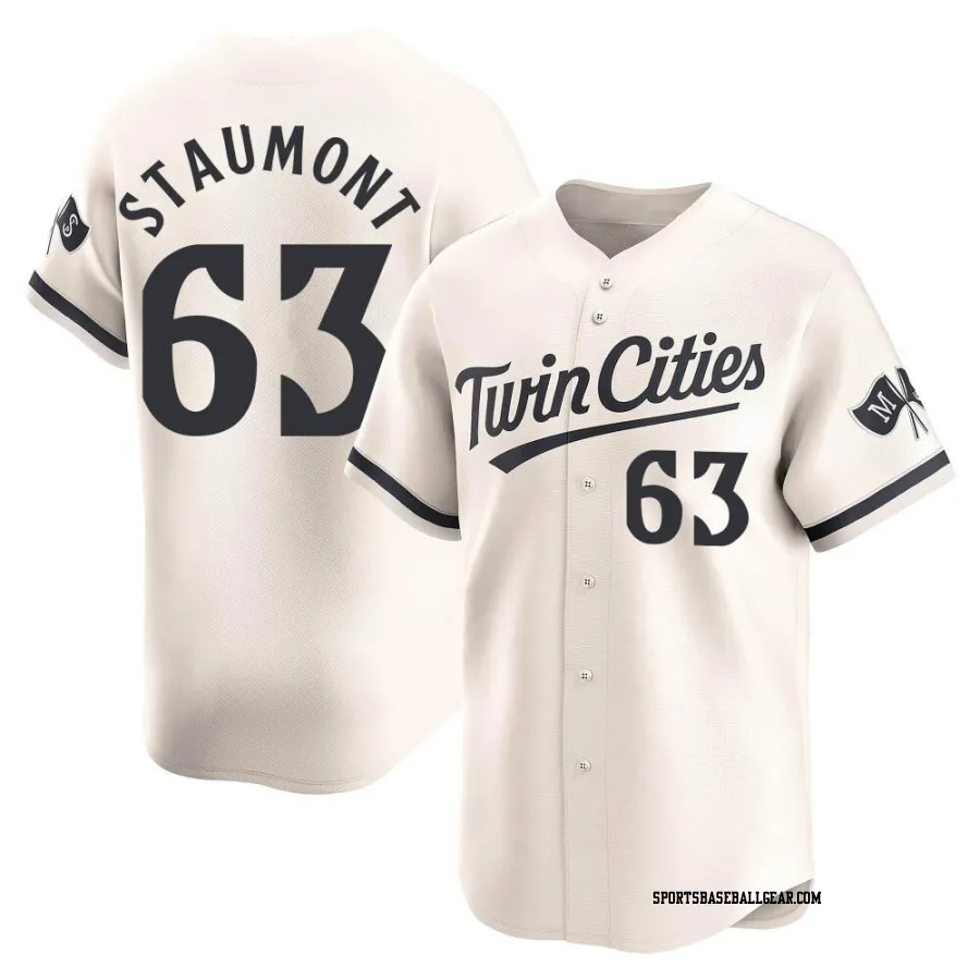 Josh Staumont Youth Minnesota Twins Cream Limited Alternate Jersey