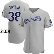 Josh Taylor Men's Kansas City Royals Gray Authentic Road Jersey