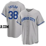 Josh Taylor Men's Kansas City Royals Gray Replica 2022 Road Jersey