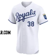 Josh Taylor Men's Kansas City Royals White Elite Home Jersey